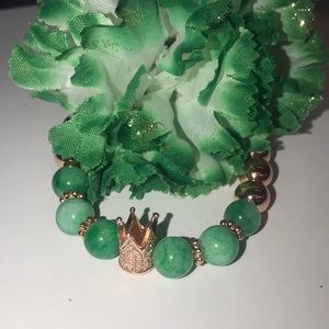 HANDMADE DURABLE JADE/HERMATITE BRACELETS